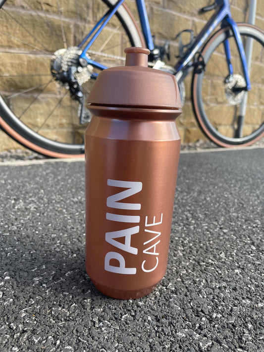 'Pain Cave' 500ml bio cycling bottle